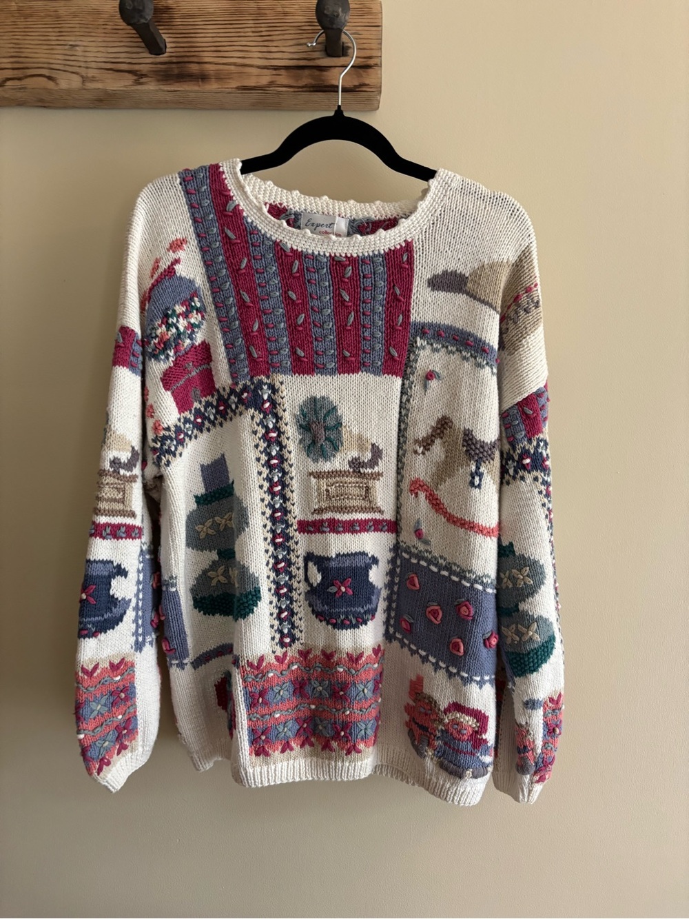 8.)THE PERFECT SWEATER / 🍂 Vintage 100% Cotton Knit Sweater